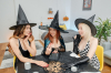  : Three girlfriends put on sexy witch's outfits : sex scene #11