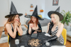  : Three girlfriends put on sexy witch's outfits : sex scene #10