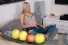  : Sexy blonde reads a book on a couch : sex scene #21