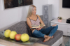  : Sexy blonde reads a book on a couch : sex scene #3