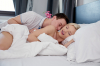  : Dude kisses and hugs his blonde lover in bed : sex scene #1