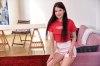  : Playful brunette seduces a landlord : sex scene #11