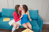  : Artist and model take a sex break on a couch : sex scene #26
