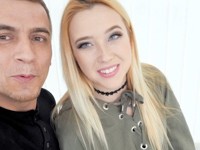 Samantha Rone : Excited blonde teases the dude with her tits : sex scene #3