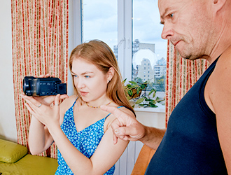 Sexy young Kira Stone, 19 from 'Delivery man helps a cutie to test a camera nein' Kira Stone movie preview picture