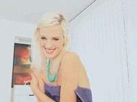 Misa : Petite blonde comes to the studio to take pictures : sex scene #9